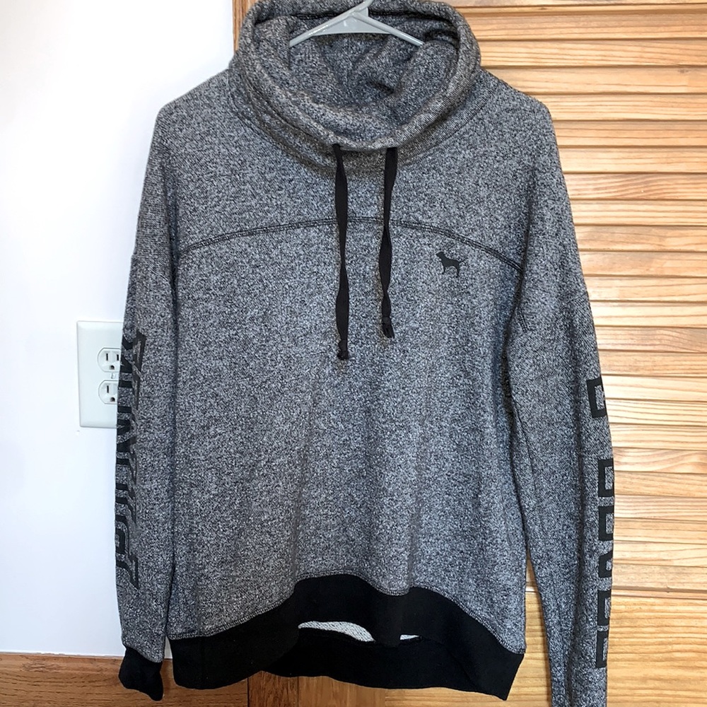 PINK Funnel Neck Hoodie